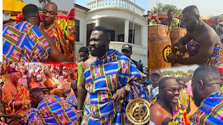 Okatakyie Afrifa Storm Manhyia Palace To Pay Homage To Asanteman Wura, Otumfuor Osei Tutu II.