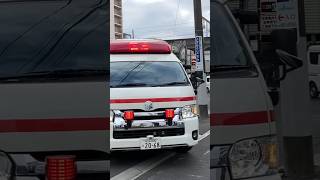 東京都内から埼玉県まで搬送‼️遠距離緊急走行‼️東京消防庁予備救急車‼️