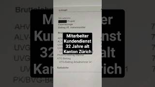 So viel verdient ein Mitarbeiter Kundendienst in Zürich