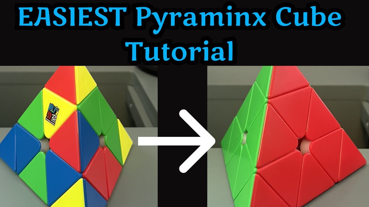 How To Solve A Pyraminx Cube Easiest Method Beginner Pyraminx