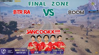 MIRAMAR BERDARAH MOMEN CLUTCH BTR RA VS BOOM | NONTON PMPL INDONESIA