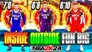 THE TOP 3 CENTER BUILDS IN NBA 2K24!