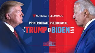 Primer debate presidencial: Trump o Biden (Español)