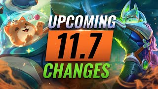 MASSIVE CHANGES: NEW BUFFS & NERFS Coming in Patch 11.7 - League of Legends