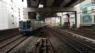 西鉄３０００形　福岡天神駅を発車　天神大牟田線　２０１７年５月３１日