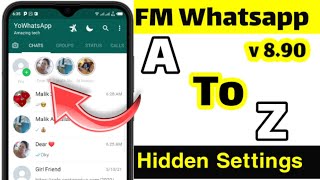 fm whatsapp important settings|hindi | v8.90 |fm whatsapp A to Z all settings in hindi |fmwhatsapp |