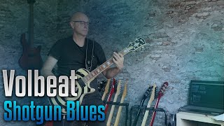 Volbeat - Shotgun Blues guitar cover and lyrics video