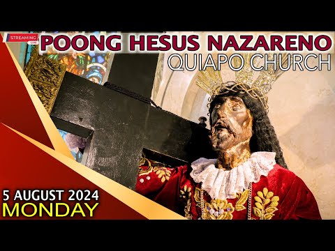 Quiapo Church Live Online Mass Today – 5 August 2024 (MONDAY)