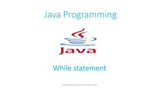 While statement in Java | control statement | Looping statement in Java