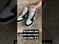 My brother wanted to make this video || my brothers Shoe collection || #shorts #viral