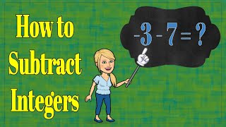 The Rule for Subtracting Integers & How to Use Integer Chips | 7.NS.A.1 💚