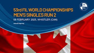 🔴 Men's Singles Run 2 🇨🇦| 53rd FIL Luge World Championships in WHISTLER, CANADA 🇨🇦