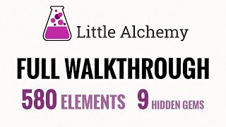 Little Alchemy Full Walkthrough 580 Items
