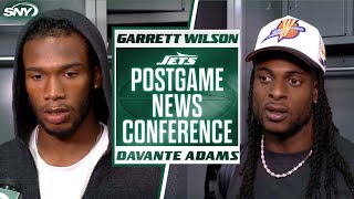 Garrett Wilson says the Jets are 'playing like trash,' Davante Adams calls it a 'weird day' | SNY