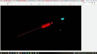 vpython elastic collision
