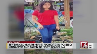 Teen girl possibly kidnapped, taken to NC after meeting person while playing video game