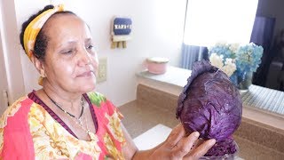 Ethiopian Food - How to Make Purple Cabbage in Two ways  - ሁለት አይነት የጥቅል ጎመን አሰራር