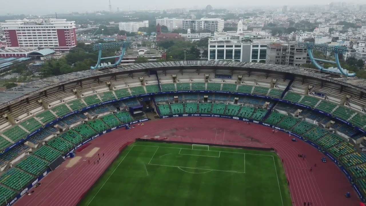 Jawaharlal Nehru Stadium | Drone | Chennai | 4k | Raw Footage | Part 2 ...