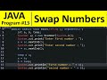 Java Program #13 - Swap Two Numbers in Java