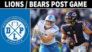 Chicago Bears Post Game | Detroit Lions Podcast Reacts