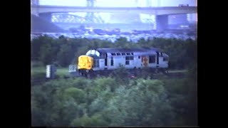 British Rail on Teesside 1992-Eaglescliffe \u0026 Thornaby Station+Depot Classes 37, 47, 56 \u0026 60