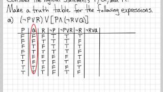 Proof and Problem Solving - Truth Table Example 02