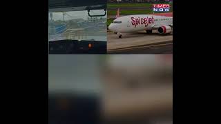 Midair Horror: SpiceJet Flight Lands In Mumbai After Windshield Cracks Mid-Air #shorts