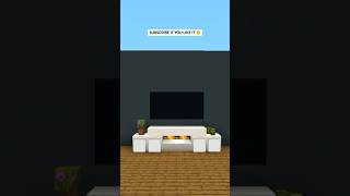 MINECRAFT TUTORIAL - MODERN TV SET 📺 | #shorts