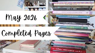 May 2026 Completed Pages