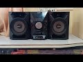 Sony MHC - ECL7D Music system 5170 Watts PMPO 470 Watts RMS Fully working set To Buy 9892169422
