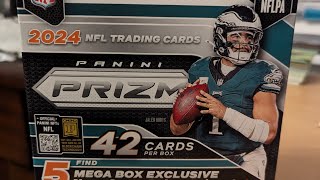 2024 Prizm Football Mega Box (Wal Mart)