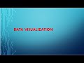 Data Visualization using matplotlib in python