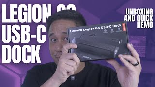 Legion Go USB-C Dock Unboxing and Quick Demo