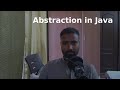Abstraction in java