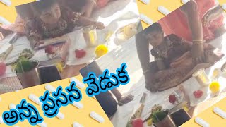 బంగారు తల్లి 👰 కి / అన్న ప్రసన వేడుక 🎉 all family members happy 😊#vlog/Radha mom kitchen.