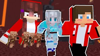 MAIZEN :JJ's little sister interrupts his date! ! ? Minecraft Animation JJ \u0026 Mikey