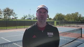 SIUE Women's Tennis Head Coach Adam Albertsen 10-5-24