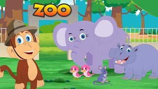 Zoo Animal Sounds Song! | Learn About Animals at the Zoo | Kids Learning Videos