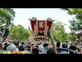 『平成２５年　百舌鳥八幡宮秋祭り』ふとん太鼓　宮入（２０１３年９月２１日）