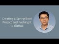 [Episode 12] Creating a Spring Boot Project and Pushing it to GitHub
