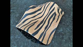 Fruit bowl in zebra design