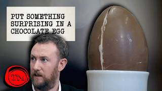 Put Something Surprising Inside a Chocolate Egg | Full Task