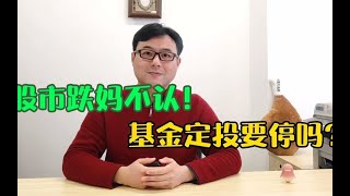 股市下跌，盈利縮水，基金定投是不是要停一停？【力哥說理財】