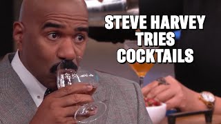 Steve Harvey Tries Cocktails: A Hilarious Sip \u0026 See Adventure 🍹😂