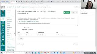CIS30C Unit 11 Lecture: Flask and Web App Vulnerability Assessment in Python.