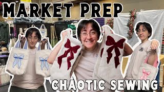 Chaotic 2 Nights of Sewing After Work | Last Minute Market Prep