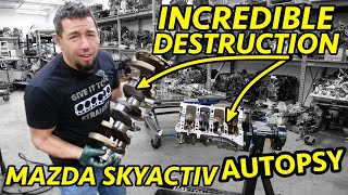 Mazda Skyactiv 2.0L EXTREME ENGINE DISASSEMBLY! How Do You Do THIS MUCH Damage with 146hp!?