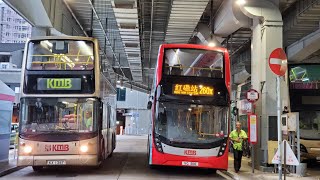 Hong Kong Bus 九巴 KMB 车队编号ATR389型号丹尼士三叉戟车牌KX1287路线258D由中电开往宝田站「下层展望」