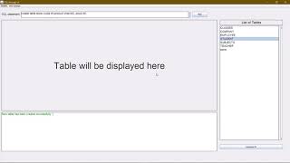 DerbyDB Creator | Computer Science Project |GUI tool to access Apache Derby databases