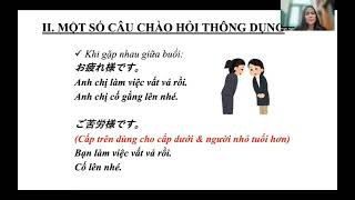 Các cách chào hỏi trong công ty Nhật. #tiengnhatgiao #chaohoitiengnhat